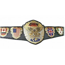 Ring Honor Wrestling Championship Leather Belt