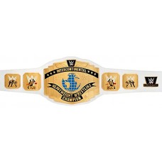 WWE White  International Heavy Weight Wrestling Championship Leather Belt
