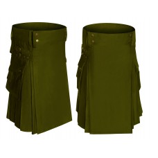 Mens Scottish Working Utility KILT Deluxe KILTS 