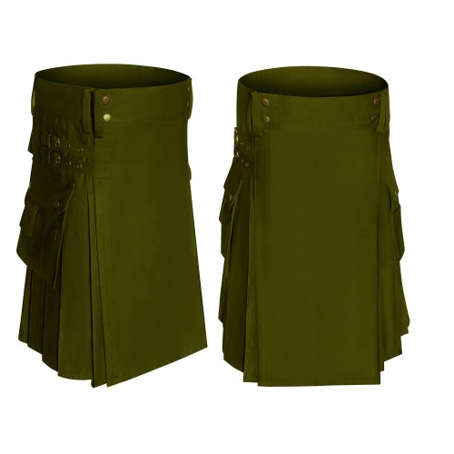 Mens Scottish Working Utility KILT Deluxe KILTS 