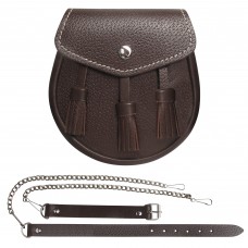 Leather Sporran Bag Scottish highland