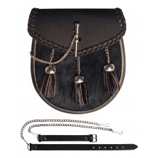 Sami Dress Leather Sporran Bag Scottish highland