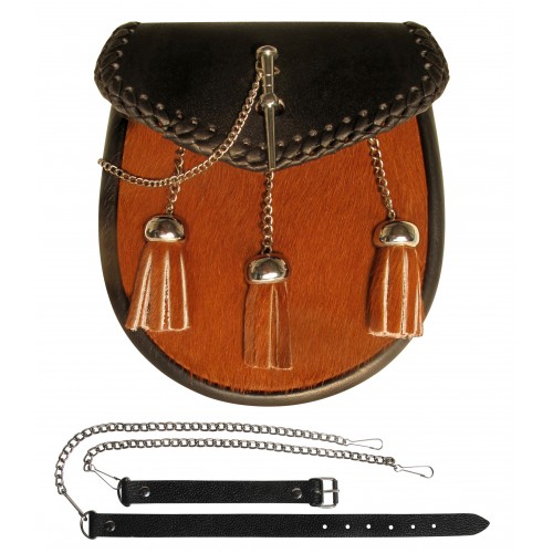 Sami Dress Leather Sporran Bag Scottish highland