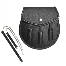 Leather Sporran Bag Scottish highland